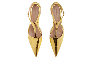 Bottega Veneta Flat Shoes Women's Gold 1 2653367