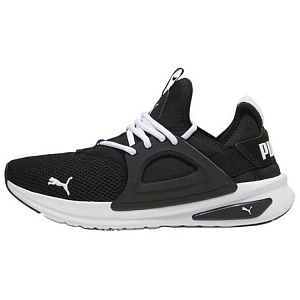PUMA Softride Low Top Casual City Commute Running Shoes Unisex Black White