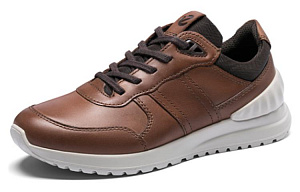 Ecco Ya Yue Lite Model Low top Casual Shoes Men's Brown 1 2653598