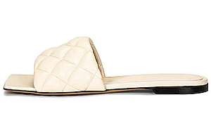 Bottega Veneta Padded Slide Slippers Women's White
