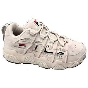 FILA FUSION BUSTER Puffy Shoes Cushioning Abrasion Resistant Breathable Coverage Low top Basketball Shoes Women's Beige 1 2654796