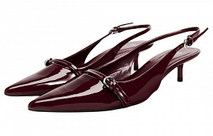 ZARA Casual Shoes Women's Burgundy 1 2655309