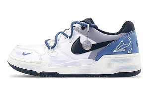 Nike Full Force Low-Top Skateboard Shoes Men's White Blue Gray 1 2655604