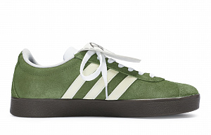 Adidas Neo Vl Court 811 Manufacture Matcha Raw Cake Low-Top Skateboard Shoes Unisex Matcha Green Yellow 1 2655902
