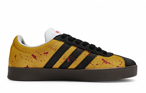 Adidas Neo Vl Court 811 Manufactured Death Game Low-Top Skateboard Shoes Unisex Yellow Black 1 2655944