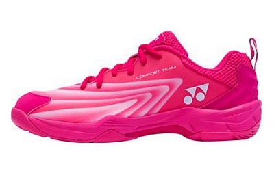 YONEX CFT Collection Cushioning Wear-Resistant Low-Top Badminton Shoes Unisex Peach Red