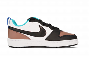 Nike Court Borough Low-Top Skateboard Shoes GS Black Brown 1 2656329