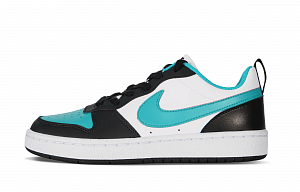 Nike Court Borough Low-Top Skateboard Shoes GS White Green 1 2656336