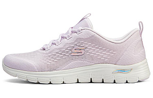Skechers Breathable Low top Casual Running Shoes Women's Purple