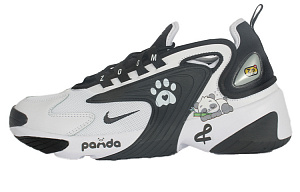 Nike Zoom 2K Anti-Slip And Wear-Resistant Breathable Low-Top Running Shoes Unisex Black White