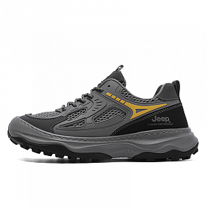 Jeep Low Top Hiking Shoes Men's Gray