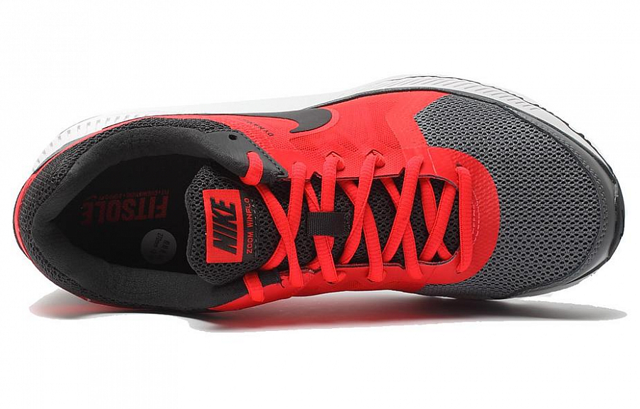 Nike ZOOM Winflo 2 Cushioning Anti-Slip And Wear-Resistant Low-Top Casual Running Shoes Men's Red Gray купить в интернет-магазине Yoocart с быстрой доставкой по России.