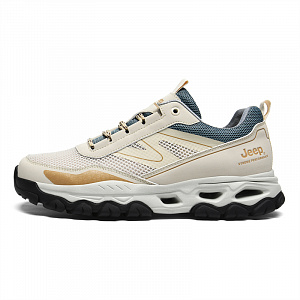 Jeep Low Top Hiking Shoes Men's Sand