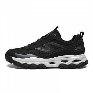 Jeep Low Top Hiking Shoes Men's Black