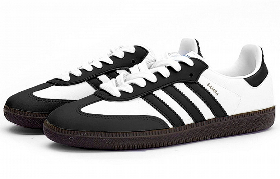 Adidas Originals Samba Preppy Black Anti-Slip Wear-Resistant Low-Top Skateboard Shoes Unisex Black White купить в интернет-магазине Yoocart с быстрой доставкой по России.