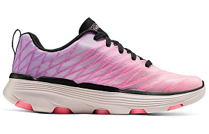 Skechers Cushioning Wear-Resistant Low-Top Running Shoes Women's Black Pink 1 2658167