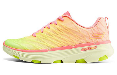 Skechers Durable Breathable Low-Top Running Shoes Women's Pink
