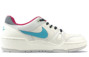 Nike Full Force Anti-Slip Wear-Resistant Low-Top Skateboard Shoes Men's White Blue 2 2658269