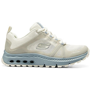 Skechers OUTDOOR Breathable Support Coverage Rebound Low Top Running Shoes Women's Beige Gray 1 2659607