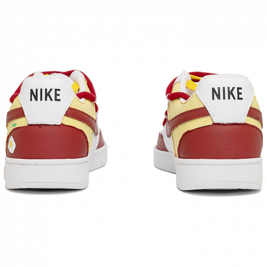 Nike Court Vision 1 Slip-Resistant Cushioning Low-Top Skateboard Shoes Men's Red Yellow купить в интернет-магазине Yoocart с быстрой доставкой по России.