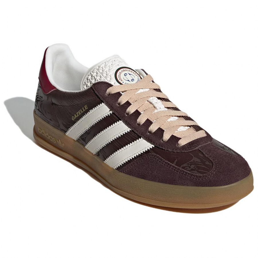 Adidas Originals GAZELLE Slip Resistant Low Top Skateboard Shoes Unisex Umber