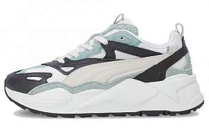 PUMA RS X Efekt Lu Low Top Casual Shoes Women's White Black Green