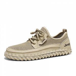 Jeep Breathable And Wear resistant River Trekking Shoes Men's Khaki 1 2661444