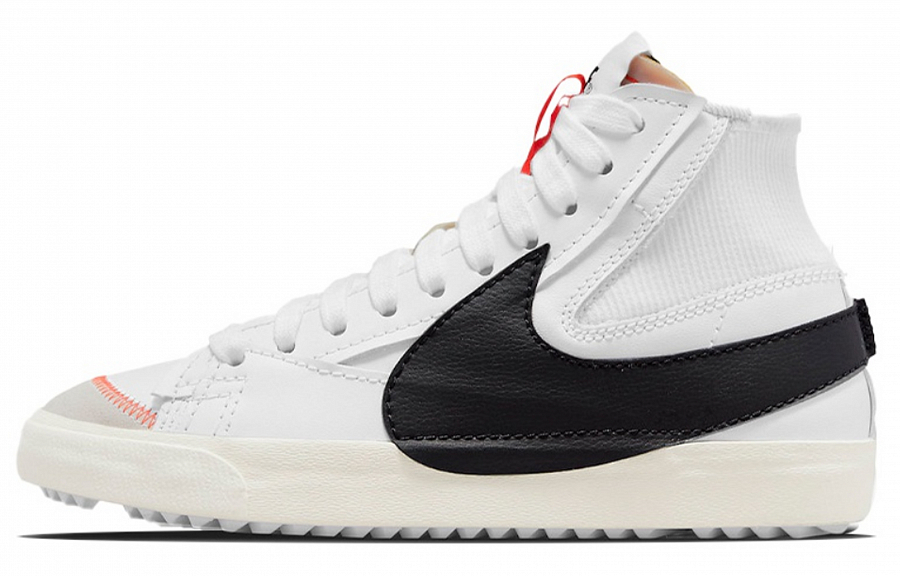 Nike Blazer 77 Jumbo High-Top Skateboard Shoes Unisex White Blue Black купить в интернет-магазине Yoocart с быстрой доставкой по России.