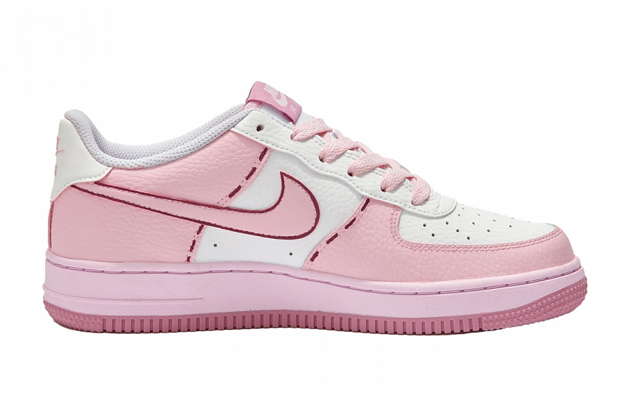 Nike Air Force 1 Running Sweetheart SAML Anti-Slip Wear-Resistant Low-Top Skateboard Shoes GS Pink White купить в интернет-магазине Yoocart с быстрой доставкой по России.