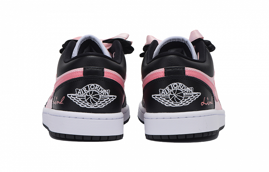 Jordan Air Jordan 1 Chestnut Slip-Resistant Coverage Low-Top Vintage Basketball Shoes Women's Black Pink купить в интернет-магазине Yoocart с быстрой доставкой по России.