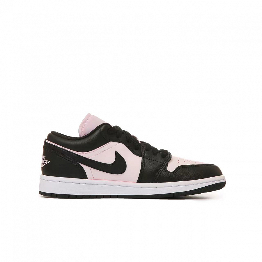 Jordan Air Jordan 1 Slip Resistant, Abrasion Resistant, Lightweight Low Top Vintage Basketball Shoes Women's Pink Black купить в интернет-магазине Yoocart с быстрой доставкой по России.
