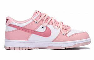 Nike Dunk Chestnut Slip-Resistant Coverage Low-Top Skateboard Shoes Women's Pink 2 2662146