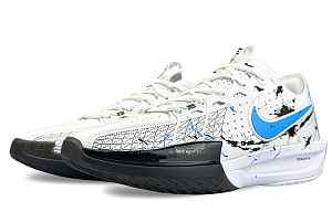 Nike Air Zoom G.T. Cut 3 Abrasion Resistant Low Top Basketball Shoes Men's Black White 2 2662181