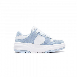 Champion Towel Skate Slip-Resistant Low-Top Skateboard Shoes Women's Light Blue 1 2662383