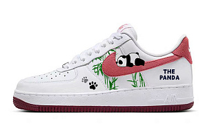 Nike Air Force 1 Skateboard Shoes Women's Low top Red/White