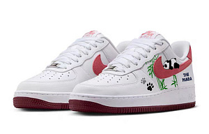 Nike Air Force 1 Skateboard Shoes Women's Low top Red/White 2 2662604