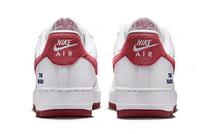Nike Air Force 1 Skateboard Shoes Women's Low top Red/White 3 2662605