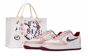 Nike Air Force 1 Skateboard Shoes Women's Low top Pink