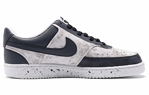 Nike Court Vision 1 Low-Top Skateboard Shoes Men's Black White 1 2662862