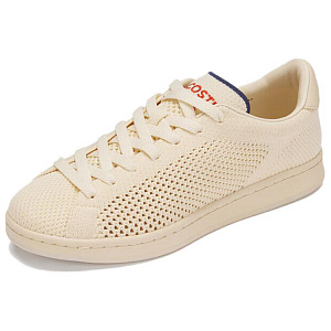 LACOSTE Low-Top Skateboard Shoes Women's Ecru 1 2664524