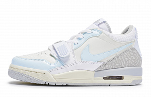 Jordan Legacy 312 Vintage Basketball Shoes Women's Low top White/Blue/Yellow 1 2664723