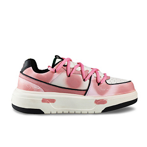 MLB Chunky Liner Wear-Resistant Height Increasing Low-Top Skateboard Shoes Unisex Pink 1 2664906
