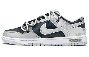 Nike Dunk 'Pure Platinum' Low-Top Skateboard Shoes Men's Black Gray 1 2665004