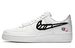 Nike Air Force 1 Anti-Slip Wear-Resistant Low-Top Skateboard Shoes Women's Pure White 1 2665032