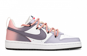 Nike Court Borough Anti Slip Wear Resistant Low Top Kids' Skateboarding Shoes Pink Purple 1 2665228