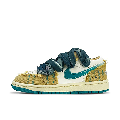 Jordan Air Jordan 1 Anti-Slip Wear-Resistant Low-Top Skateboard Shoes Unisex