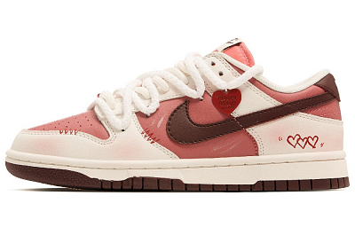 Nike Dunk Casual Shoes Women's Low Top White/Pink