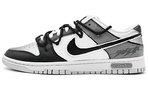 Nike Dunk Low 'Neutral Grey' Low Top Skateboard Shoes GS Black White 1 2665692