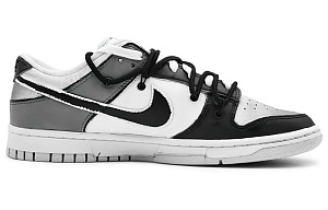 Nike Dunk Low 'Pure Platinum' Low-Top Skateboard Shoes Men's Black White 1 2665707