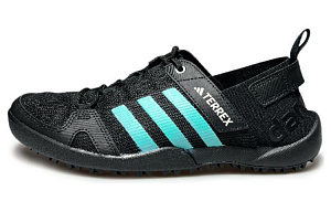 Adidas Terrex Daroga River Trekking Shoes Durable Breathable Low-Top Hiking Shoes Unisex Black 1 2665933